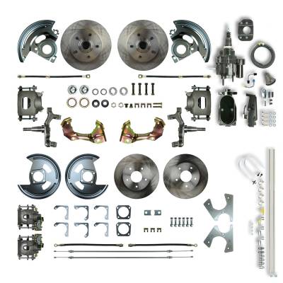 The Right Stuff Detailing - The Right Stuff AFXHB41DY Select GM Cars Brake Conversion Kit Front/Rear
