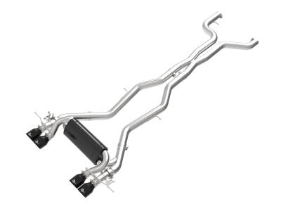 aFe Power - aFe 49-36353-B 3-2.5" Cat-Back Exhaust w/Black Tip for 23-26 BMW M2 3.0L