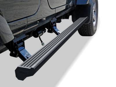 APS - APS W-Series Power Running Boards Black for 07-18 Wrangler JK 4DR PB10WAJ7B