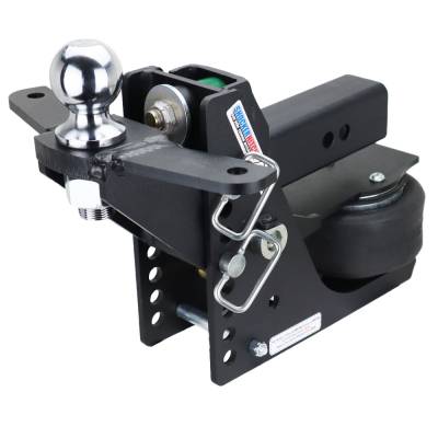 Shocker Hitch - Shocker Hitch SH-MB610-250-25SC Shocker 12K 2.5" Max Black Air Receiver Hitch