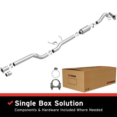 BRExhaust - BRExhaust 106-0661 Direct-Fit Exhaust System Replacement Kit for Chevy/GMC