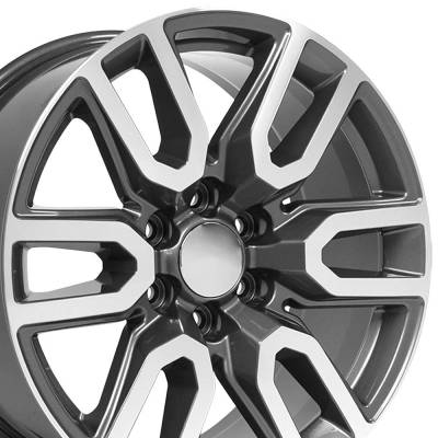 OE Wheels LLC - OE Wheels CV36 20x9 6x5.5 24mm Gunmetal/Machined CV36-20090-6550-28MG