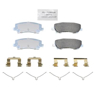 NRS Brakes - NRS Brakes NS2412 REAR Disc Brake Pad Set for 15-23 Ford Mustang 2.3 5.0