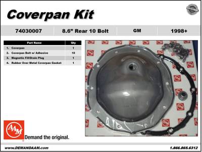 American Axle & Manufacturing - American Axle 74030007 Rear Differential Cover for Buick/Cadillac/Chevy/GMC