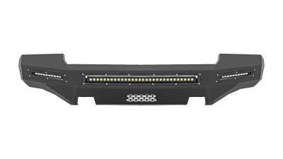 Rough Country Suspension Systems - Rough Country 10913 High Clearance Black Front Bumper for 07-13 Sierra 1500