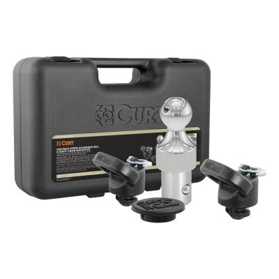 CURT - CURT 60638 Factory-Style Gooseneck Ball & Safety Chain Anchor Kit