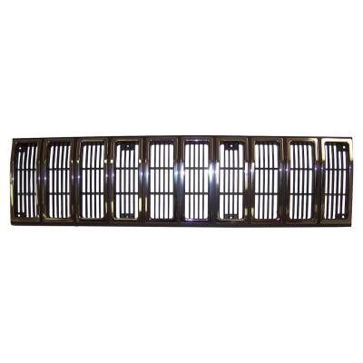 Crown Automotive Jeep Replacement - Crown Automotive 55002229 Grille for Jeep Cherokee XJ