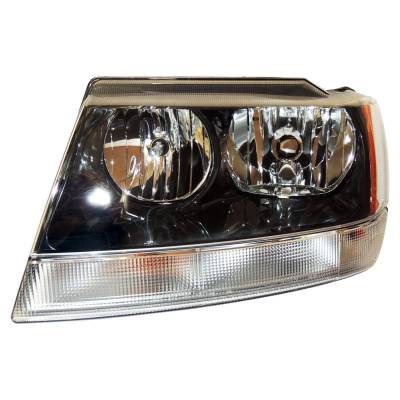 Crown Automotive Jeep Replacement - Crown 55155129AJ Left Headlight Assembly for 02-04 Jeep Grand Cherokee WJ