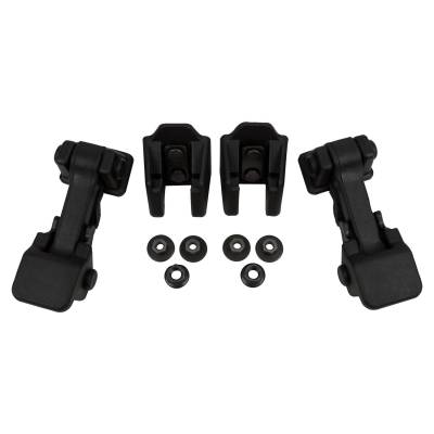 Crown Automotive Jeep Replacement - Crown Automotive 55395653K2 Hood Catch Kit 07-14 for Jeep Wrangler JK