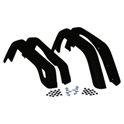 Crown Automotive Jeep Replacement - Crown Automotive 55254918K Fender Flare Kit for Jeep Wrangler TJ/LJ