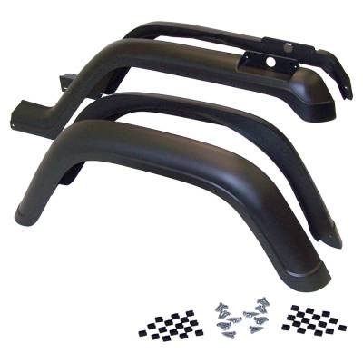 Crown Automotive Jeep Replacement - Crown Automotive 5AHK Fender Flare Kit for Jeep Wrangler YJ