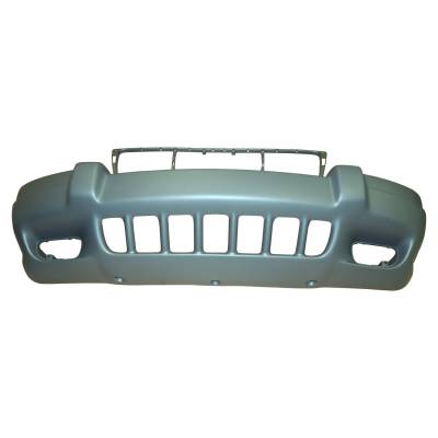 Crown Automotive Jeep Replacement - Crown 5FN29VF7AB Front Bumper Fascia for 99-03 Jeep Grand Cherokee WJ