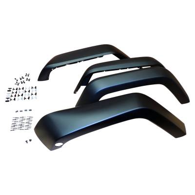 Crown Automotive Jeep Replacement - Crown Automotive 5KCK Fender Flare Kit for 07-18 Jeep Wrangler JK
