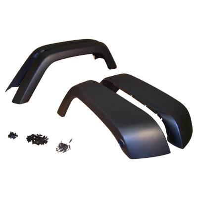 Crown Automotive Jeep Replacement - Crown Automotive 5KFK Fender Flare Kit 07-12 for Jeep Wrangler JK