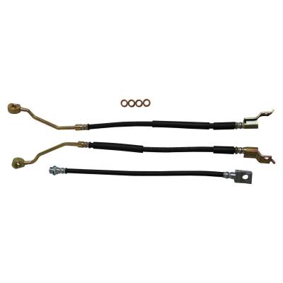 Crown Automotive Jeep Replacement - Crown Automotive BHK5 Brake Hose Kit for 90-94 Jeep Wrangler
