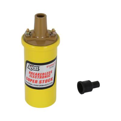 ACCEL - ACCEL 8145ACC Ignition Coil Breakerless Electronic Coil Yellow 45000 Volts