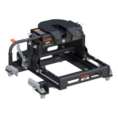 CURT - CURT 16697 E16 Sliding 5th Wheel Hitch/16K/Select Silverado/Sierra/6.5' Bed Puck