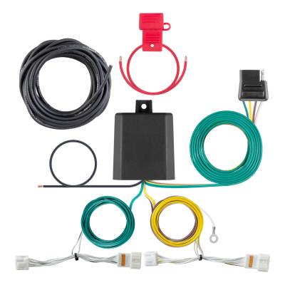 CURT - Custom Wiring Harness 4-Way Flat Output for Hyundai Sonata