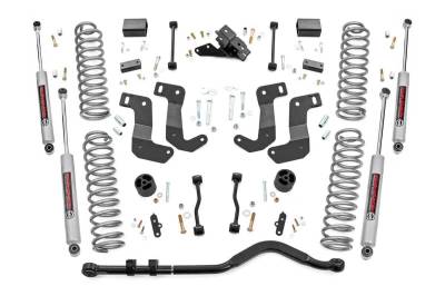 Rough Country Suspension Systems - Rough Country 79230 3.5" Lift Kit w/C/A Drop for 21-23 Jeep Wrangler JL 4Xe 4DR