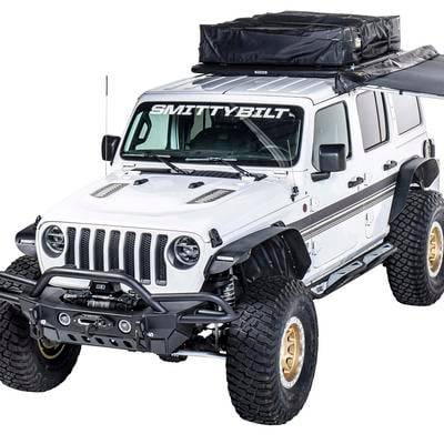 Smittybilt - Smittybilt 77837 Complete Fender Flares 4PC for 18+ Jeep Wrangler JL JLU 2/4DR