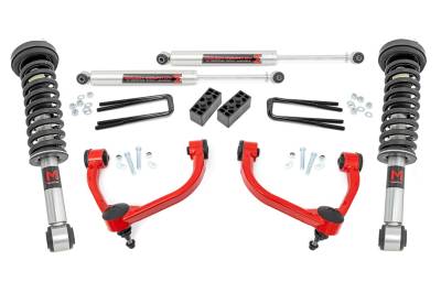 Rough Country Suspension Systems - Rough Country 54440RED 3" M1 Strut Suspension Lift Kit for 09-13 Ford F150 4WD