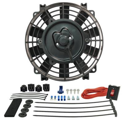 Derale - Derale 16508 8" Tornado Electric Puller Fan Premium Mounting Kit