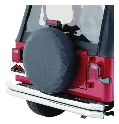 RT Offroad - RT Offroad TC272901 Black 27-29" Tire Cover for Jeep CJ's & Wranglers