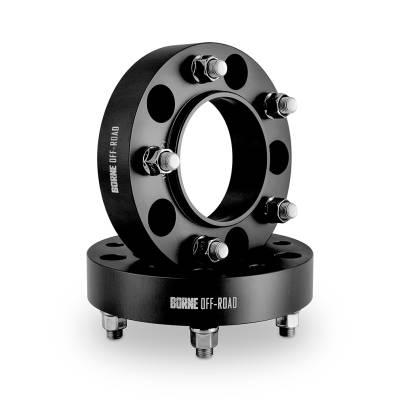 Mishimoto - Mishimoto BNWS-010-250BK Wheel Spacers 5x150 110.1 CB M14x1.5 25mm Black