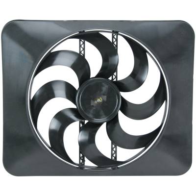 Flex-A-Lite - Flex-A-Lite 180 15" Black Magic Xtreme S-Blade Fan 3300 CFM w/Thermostat