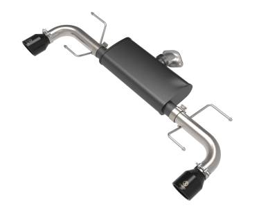aFe Power - aFe 49-37021-B 2.5" Axle-Back Exhaust w/Black Tips for 17-25 Mazda CX-5 2.5L
