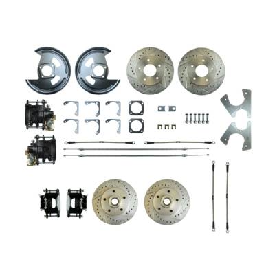 The Right Stuff Detailing - The Right Stuff Detailing A69RD01S Front/Rear Brake Conversion Kit for GM