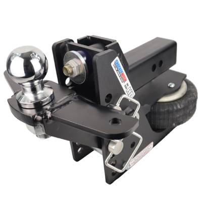 Shocker Hitch - Shocker Hitch SH-HDMB610-250-25SC Shocker HD 20K 2.5" Max Black Air Hitch