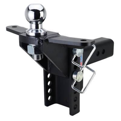 Shocker Hitch - Shocker Hitch SH-XR125-310-25SC Shocker XR 16K 2.5" Adjustable Receiver Hitch