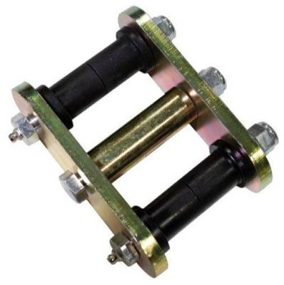 Rust Buster Frameworks - Rust Buster RB1014 Front Lubeable Spring Shackles Pair for 76-86 Jeep CJ5/CJ7