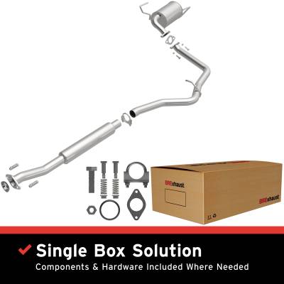 BRExhaust - BRExhaust 106-0558 Direct-Fit Exhaust System Replacement Kit