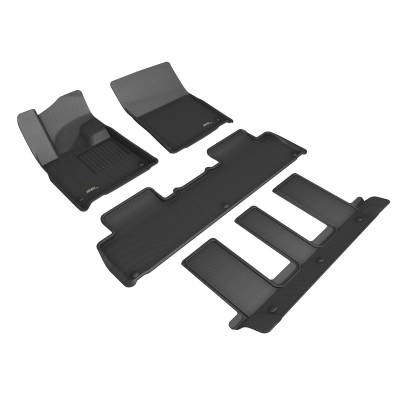 3D MAXpider - 3D MAXpider L1RI00801509 Kagu Floor Mat for 25-26 Rivian R1S