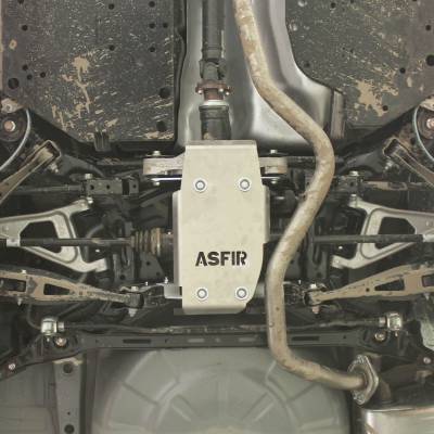 Asfir 4x4 - Asfir 4x4 595059 Rear Differential Skid Plate for Subaru 2.0/2.5
