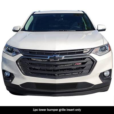 APS - APS Wire Mesh Bumper Grille Black 18-21 Chevrolet Traverse GR03GEA94H