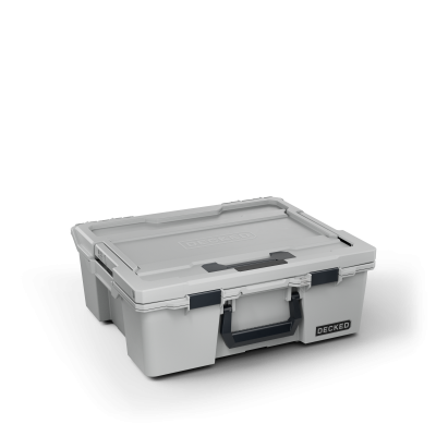 DECKED - DECKED A0020-HRAK-GRY Halfrack 32 D-Co Case Cool Gray w/Black Latches