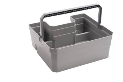 DECKED - DECKED A0081-DBDW-GRY Double Drawerganizer Grey 16 x 18.5 x 7.5"