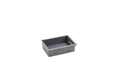 DECKED - DECKED A0086-SSBN-GRY Shallow Stash Bins Grey 8.5 x 6.4 x 2.5" 2Pc