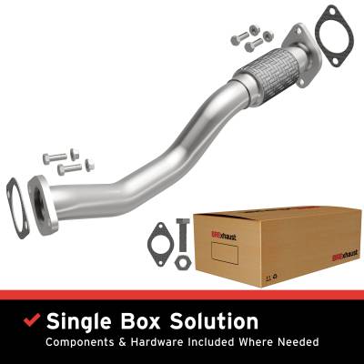 BRExhaust - BRExhaust 107-0390 Direct-Fit Front Pipe Kit