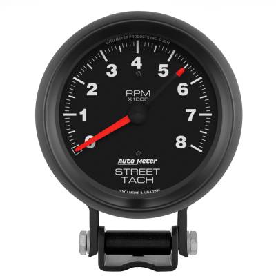 AutoMeter - AutoMeter 2894 Z-Series Pedestal Tachometer Gauge 0-8000RPM 3.75"