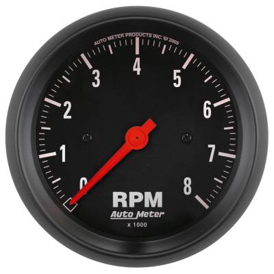AutoMeter - AutoMeter 2699 Z-Series In-Dash Tachometer Gauge 0-8000RPM 3-3/8"