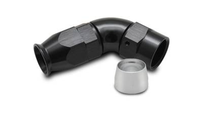 Vibrant Performance - Vibrant 28604 60-DEG High Flow Hose End Fitting for PTFE Lined Hose -4AN