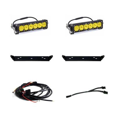 Baja Designs - Baja Designs 448064 OnX6+ 10" Dual Behind Grille Light Bar for 21+ Ford Raptor