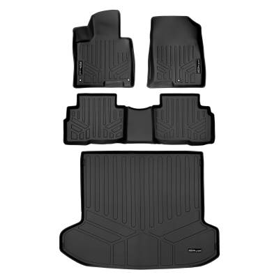 SMARTLINER - SMARTLINER SA0603/B0603/D0663 Front/Rear BLACK Floor Liners for Sportage Hybrid