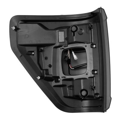 AlphaRex - AlphaRex 653060 Luxx Alpha Black w/BLIS LED Taillights 21-23 Ford F150