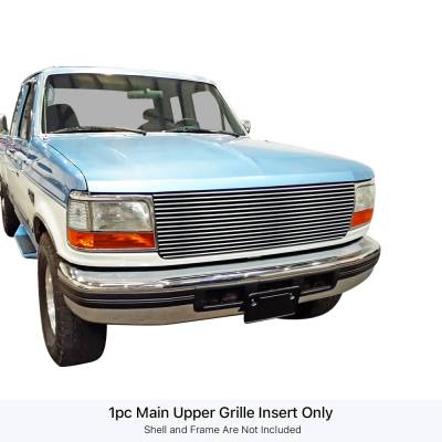 APS - APS GR06HEJ07S Stainless Billet Grille Polish for 92-96 Ford F-Series/Bronco