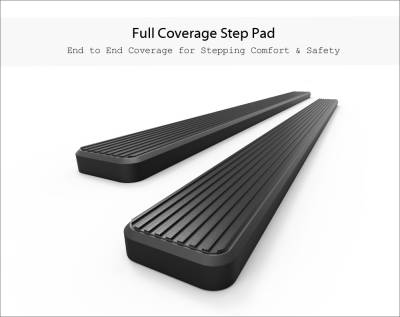 APS - APS IB08FAB3B IStep 6" Running Boards Black for 03-11 Honda Element